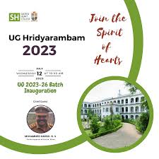 Bcom colleges in Lashadweep Sacred Heart College, Thevara | Hridyarambam 2023 – UG