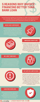 Invoice financing gives you access to funds when your cash flow stalls. 5 Reasons Why Invoice Financing Better Than Bank Loan Lendingstar
