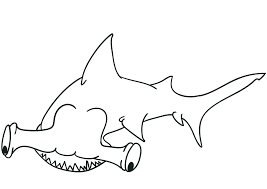 Hammerhead shark coloring page color online. Hammerhead Shark Up Side Down Under The Sea Coloring Pages Fish Coloring Pages Coloring Pages For Kids And Adults