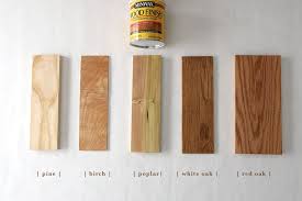 #pine can still look gorgeous! How Six Different Stains Look On Five Popular Types Of Wood Minwax Blog