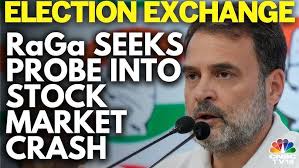 Rahul Gandhi Demands JPC Probe Into June 4 Stock Market Crash