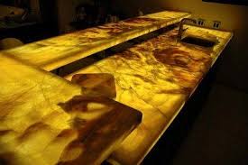 Onyx is a unique and stunning choice for a countertop, backsplash, vanity or other home structure. Backlit Onyx Bar Onyx Countertops Led Panel Light Light Panels