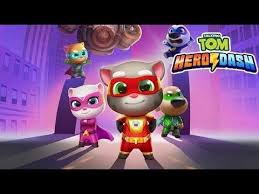 Talking Tom Hero Dash Android Game First Look Gameplay Espanol Talking Tom Ran Games My Talking Tom