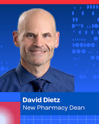 The University of Kansas has selected David Dietz as the next dean of the  School of Pharmacy. Dietz is currently a faculty member and associate dean  of research strategy at the Jacobs