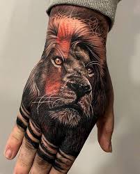 The best 66 hand tattoos! Best Hand Tattoo Ideas For Men Inked Guys Positivefox Com Lion Head Tattoos Hand Tattoos For Guys Lion Hand Tattoo