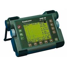 The new ultrasonic go platform from ge's inspection technologies business combines a thickness gauge and a flaw detector in one single lightweight instrument. Krautkramer Germany
