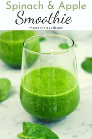 Spinach Apple Smoothie Recipe Apple Spinach Smoothie Apple Smoothies Smoothies