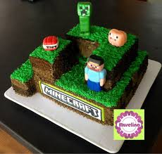 Minecraft Kuchen Deko Minecraft Birthday Cake Minecraft Birthday Minecraft Cake