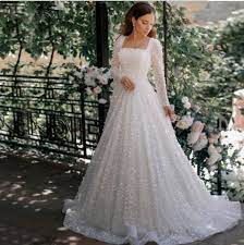 High Grade Floral Beaded A Line Wedding Gown Rhinestone Wedding Dress Satin Mermaid Wedding Dress Shiny Bridal Gown
