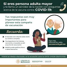 Actualización el 15 de marzo de 2021. Secretaria De Salud La Vacunacion Contra Covid19 Continua Las Y Los Servidoresdelanacion Estaran Llamando A Las Personasadultasmayores Para La Planeacion De La Campana De Vacunacion Tus Respuestas Son Muy Importantes Conoce