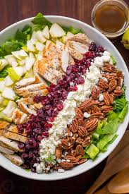 It's easy to make and tasty by itself, atop lettuce, or served on sandwiches. Autumn Chopped Chicken Salad Video Natashaskitchen Com