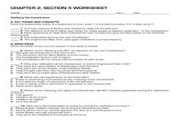 Ratifying The Constitution Worksheet For 8th 12th Grade Lesson Planet