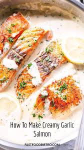Glimmer Of Blooms Can T Get You Outta My Head Creamy Garlic Salmon Fast Recipe Fast Food Bistro Recipe In 2020 Frozen Salmon Recipe Salmon Recipes Garlic Salmon