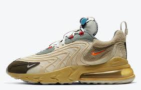On stage, the icon shines bright, reflecting all the hustle and hardwork he's dedicated to his craft. Nike Air Max 270 Reakt Travis Scott Cactus Turnschuhetrendz