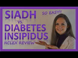 Siadh Vs Diabetes Insipidus Di Endocrine System Nursing Nclex