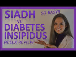 siadh vs diabetes insipidus di endocrine system nursing nclex