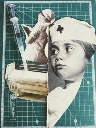 Maite, la enfermera que corta y pega