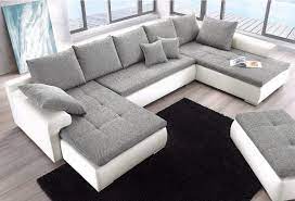 Collection Ab Wohnlandschaft Mit Bettfunktion Bettkasten Und Federkern Inklusive Loser Rucken Und Zierkissen Frei Im Raum Stellbar Recamiere Links Oder Re Living Room Sofa Set Sofa Bed Design Luxury Sofa Design