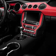 American Muscle Graphics Red Carbon Fiber Dash Kit Red Mustang Mustang Mustang Ecoboost