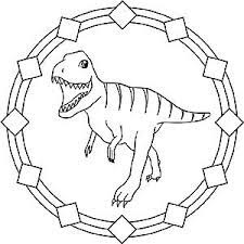 Dinosaurier Und Drachen Gratis Mandala Bilder Onderwater Knutselen Prehistorie Thema