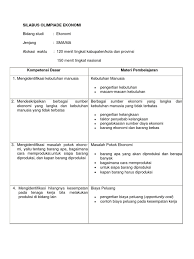 Soal ujian kimia semester 1 kelas 11. Kisi Kisi Ekonomi Olimpiade