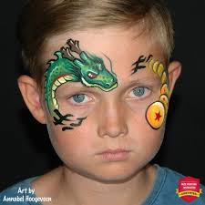 4 star dragon ball stencil. Shenron The Dragon Ball Dragon God By Annabel Hoogeveen Facepaint Com