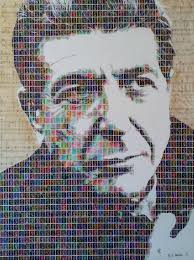 I have an acquaintance Todd Alcott who is a fantastic artist. He does  interpretations of songs into pulp style poster/ art prints. His latest is  Famous Blue Raincoat and can be ordered