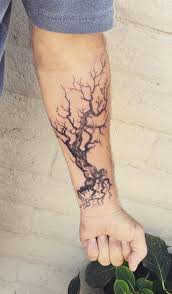 Mens Tattoo Ideas Dead Oak Tree Forearm At Mybodiart Com Tattoos For Guys Tree Tattoo Forearm Life Tattoos