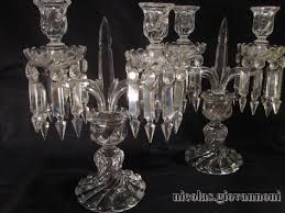 Cristal Baccarat Bambou Candelabres Baccarat Vase Cristal Bambou