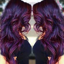 Pin By Laurie Payne On Violet And Violet Red Haircrush Maroon Hair Burgundy Hair Hair Color