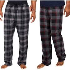 nautica mens sueded fleece pajama pants 2 pack