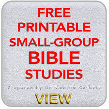 You'll talk about committing to work through problems, showing love when you don't feel like it, allowing god to meet. Free Small Group Bible Studies Prepared By Dr Andrew Corbett
