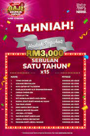 .dan kemudian anda boleh mengambil bahagian dalam loteri ulasan 5 bintang kami ⭐⭐⭐⭐⭐ hadiah pertama: Dear Nestle Inilah Senarai Pemenang Hadiah Saguhati Facebook