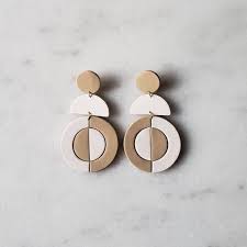 Future Earrings In Beige Cream Polymer Clay Earring Big Earrings Abstract Art Earrings Neutral Color Modern Statement Earring In 2021 Polymer Clay Jewelry Diy Polymer Clay Earrings Polymer Clay Flower Jewelry