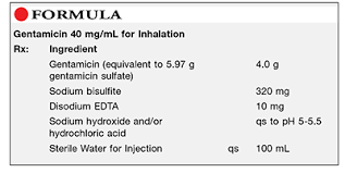 Gentamicin is used to treat severe or serious bacterial infections. Gentamicin 40 Mg Ml For Inhalation