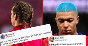 One part of the body most could be the attention of men and women in maintaining her appearance is the hair. Griezmann And Mbappe Mocked For Their New Haircuts 30 Tweets