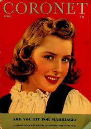Coronet Magazine April 1944 Marion Whitney Sylvia Porter WWII Ernest J King 