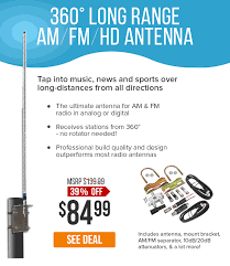 Fm radio antenna successful diy hobby electronics 6. Solid Signal Am Fm Hd Radio Outdoor Antenna 39 Off Today Milled