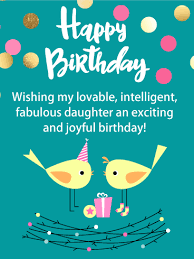 Pop in a card, or send an sms or text; Birthday Wishes For Daughter Birthday Wishes And Messages By Davia