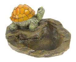 Amber Turtle Solar Light Bird Bath Birdbath Statue By Things2die4 22 99 This Wonderfully Detailed Outdoor Garden T Solar Powered Led Lights Turtle Bird Bath