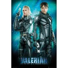 À bord de leur vaisseau l'intruder. Poster Valerian Et La Cite Des Mille Planetes Duo 91 X 61 Cm Cdiscount