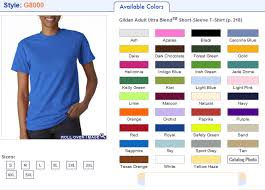 Gildan 8000 T Shirts Blend Ultra 50 50 Cotton Polyester T Shirts