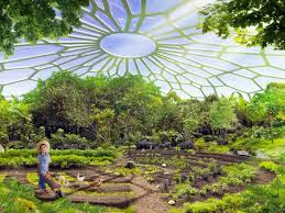 This Futuristic Vertical Village Is Like A Jungle Stretching 36 Stories Into The Sky Urbane Landwirtschaft Vertikale Landwirtschaft Grune Architektur