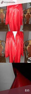 Vintage 80s Vera Pelle Red Coat 100 Viscosa Fake Leather Coat 100 Viscosa Vintage Vera Pelle Made In Italy Coat Has Red Coat Clothes Design Leather Coat
