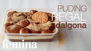 puding regal dalgona ini wajib coba bahannya gampang rasanya enak dessert makanan kue lezat resep makanan penutup
