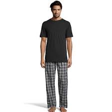 Choose from contactless same day delivery, drive up and more. Hanes Men S Sleep Set With Woven Knit Pants Black 2xl