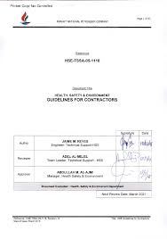 We did not find results for: Pdf Health Safety Environment Title Hse Guidelines For Contractors Printed Copy Not Controlled Qc Project 49 Academia Edu