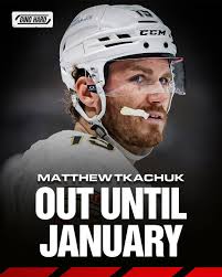 The Panthers are hoping to get Matthew Tkachuk back by the playoffs. . (H/T  JamesonCoopX)