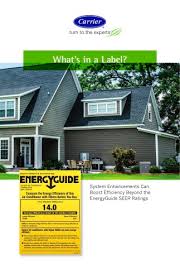 Use this value and scale to compare room air conditioners. Energyguide Label Consumer Flyer Carrier Pdf Catalogs Documentation Brochures