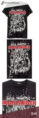 Iron Maiden Killers Metal T Shirt L Xl Nwt Metal T Shirts T Shirt Shirts